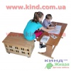 Детская парта "Пико - волна" 105см - Детский двухместный стол